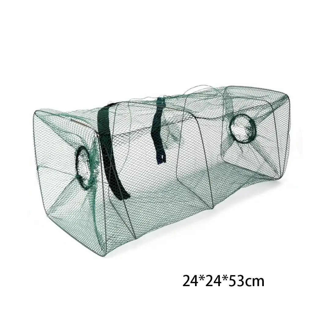 Open Simple Fishing Cage Square Net Green 0.167kg 25 x 25 x 65cm/9.8 x 9.8 x 25.6inch Fish Net Shrimp Cage
Open Simple Fishing Cage Square Net Green 0.167kg 25 x 25 x 65cm/9.8 x 9.8 x 25.6inch Fish Net Shrimp Cage
