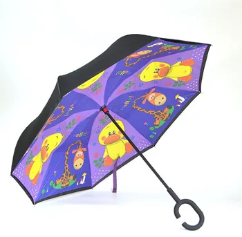 Kids Cartoon Princess Bear Mickey Duck Umbrella Windproof Reverse Folding Self-Standing C-Shape Hook Umbrella Kid Raingear
Kids Cartoon Princess Bear Mickey Duck Umbrella Windproof Reverse Folding Self-Standing C-Shape Hook Umbrella Kid Raingear