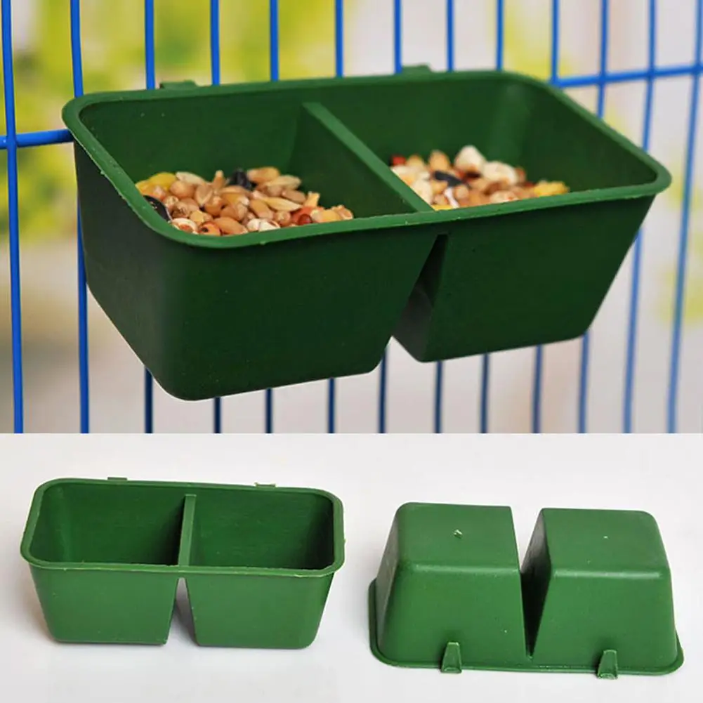 AsyPets Double Bowl Feeding Trough Foods Cups Bird Pigeons Sand Cup Feeding Parrot Supplies
AsyPets Double Bowl Feeding Trough Foods Cups Bird Pigeons Sand Cup Feeding Parrot Supplies