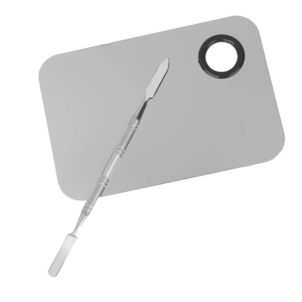 Stainless Steel Makeup Mixing Blending Palette Spatula Tools High Quality Stainless Steel Smooth & Bright
Stainless Steel Makeup Mixing Blending Palette Spatula Tools High Quality Stainless Steel Smooth & Bright