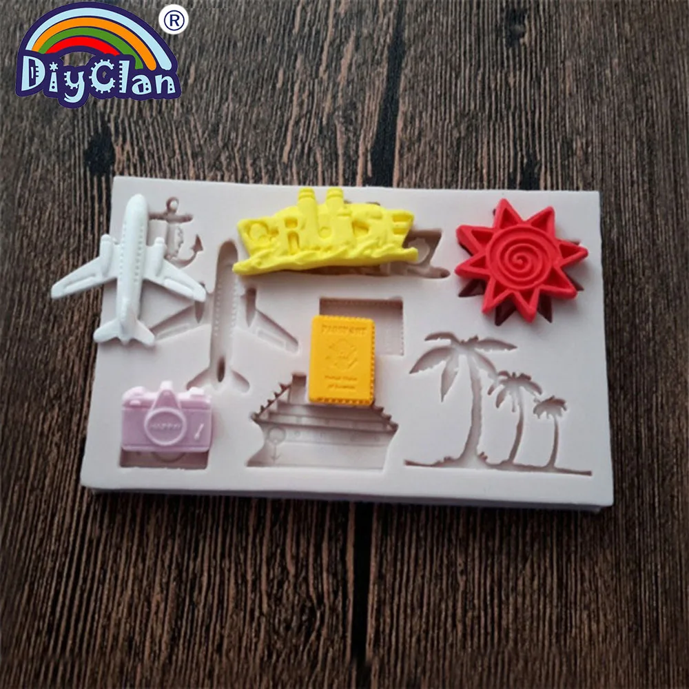 Holiday Theme Airplane Shape Silicone Mold For Fondant Cake Decoration Aircraf Polymer Clay Chocolate Molds Cupcake Baking Tools
Holiday Theme Airplane Shape Silicone Mold For Fondant Cake Decoration Aircraf Polymer Clay Chocolate Molds Cupcake Baking Tools