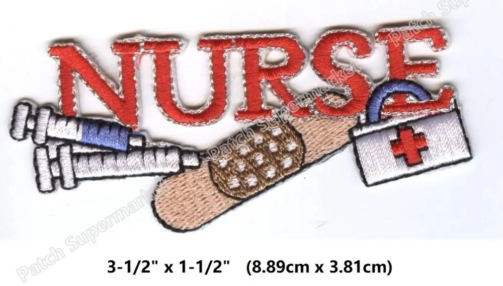Nurse Tools Applique Patch Iron on