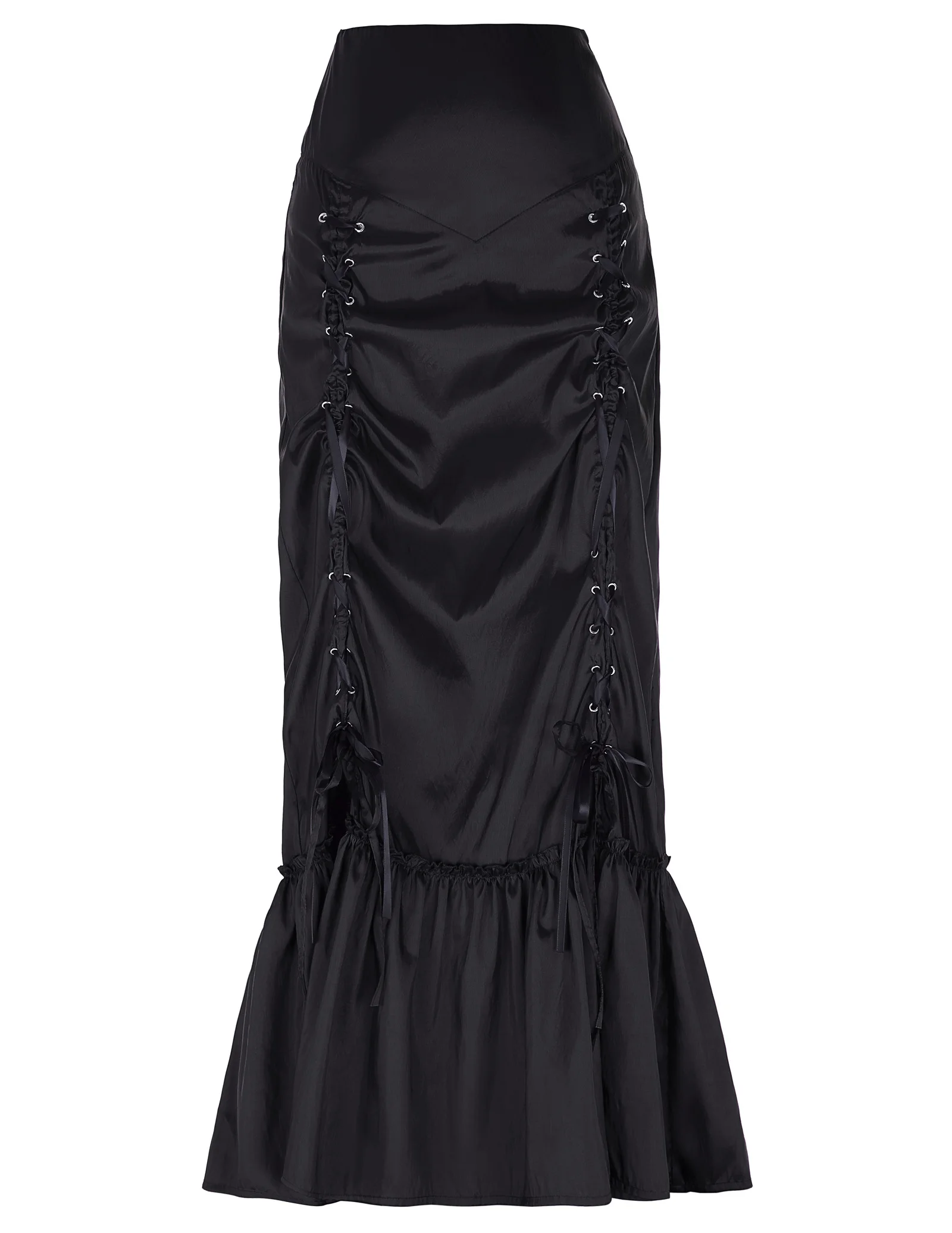 BP Hot Sale Women Skirt Fashion Vintage Retro Lace up Gothic Victorian Style N/T Taffeta Long Ruched Female Skirt
BP Hot Sale Women Skirt Fashion Vintage Retro Lace up Gothic Victorian Style N/T Taffeta Long Ruched Female Skirt