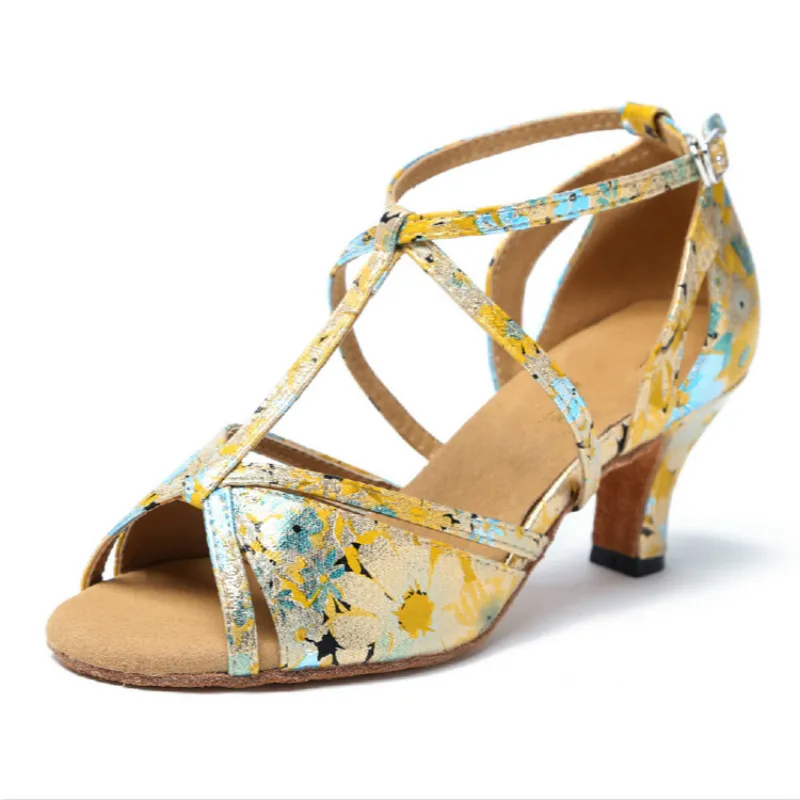 Adult Women's New Style Flower Pattern Dancing Shoes Ladies Latin Ballroom Dance Shoes Salsa Social Party Shoes
Adult Women's New Style Flower Pattern Dancing Shoes Ladies Latin Ballroom Dance Shoes Salsa Social Party Shoes