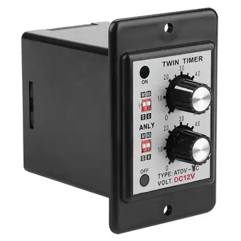 On Off Twin Timer Relay Knob Control Time Switch ATDV-YC 6S-60M relay board
On Off Twin Timer Relay Knob Control Time Switch ATDV-YC 6S-60M relay board