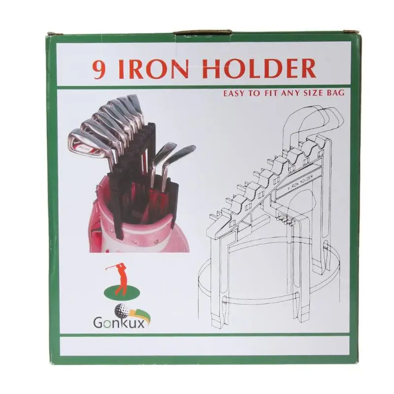 2019 New Hot Golf 9 Iron Club ABS Shafts Holder Stacker Fits Any Size of Bags Organizer With The Material Of ABS Black Color
2019 New Hot Golf 9 Iron Club ABS Shafts Holder Stacker Fits Any Size of Bags Organizer With The Material Of ABS Black Color