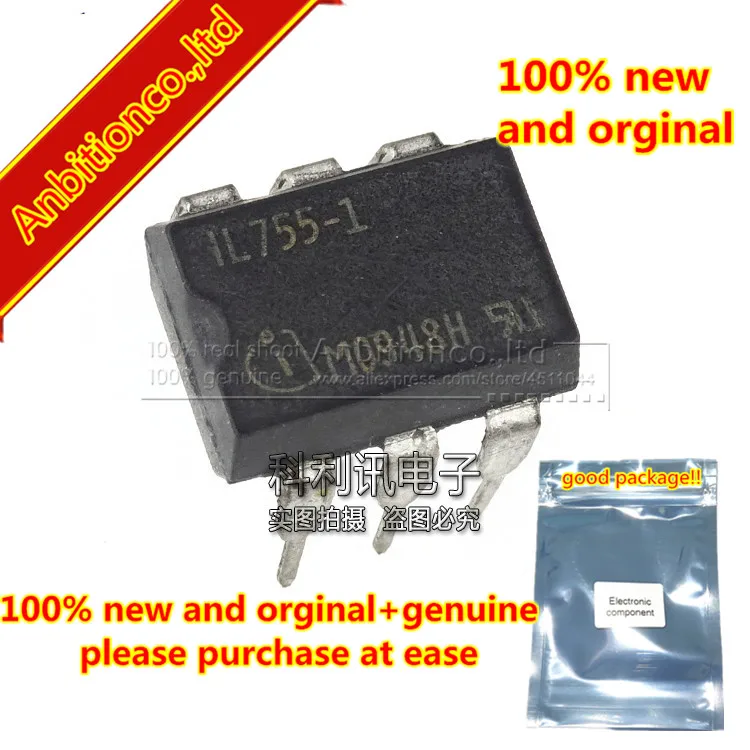 10pcs 100% new and orginal IL755-1 Optocoupler, Photodarlington Output AC Input, High Gain 1L755-1 DIP6 in stock
10pcs 100% new and orginal IL755-1 Optocoupler, Photodarlington Output AC Input, High Gain 1L755-1 DIP6 in stock