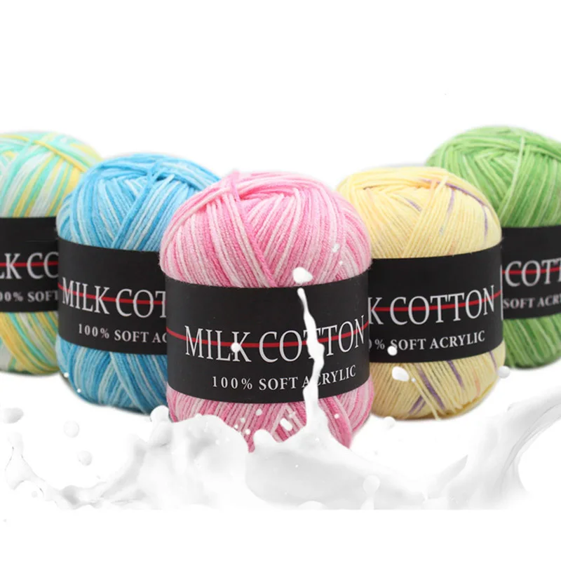 18 Colors Cotton Wool Yarn Milk Soft Double Knitting Crochet Sweater Scarf Hat Hand Knitting Soft Single Strand Coarse Wool
18 Colors Cotton Wool Yarn Milk Soft Double Knitting Crochet Sweater Scarf Hat Hand Knitting Soft Single Strand Coarse Wool