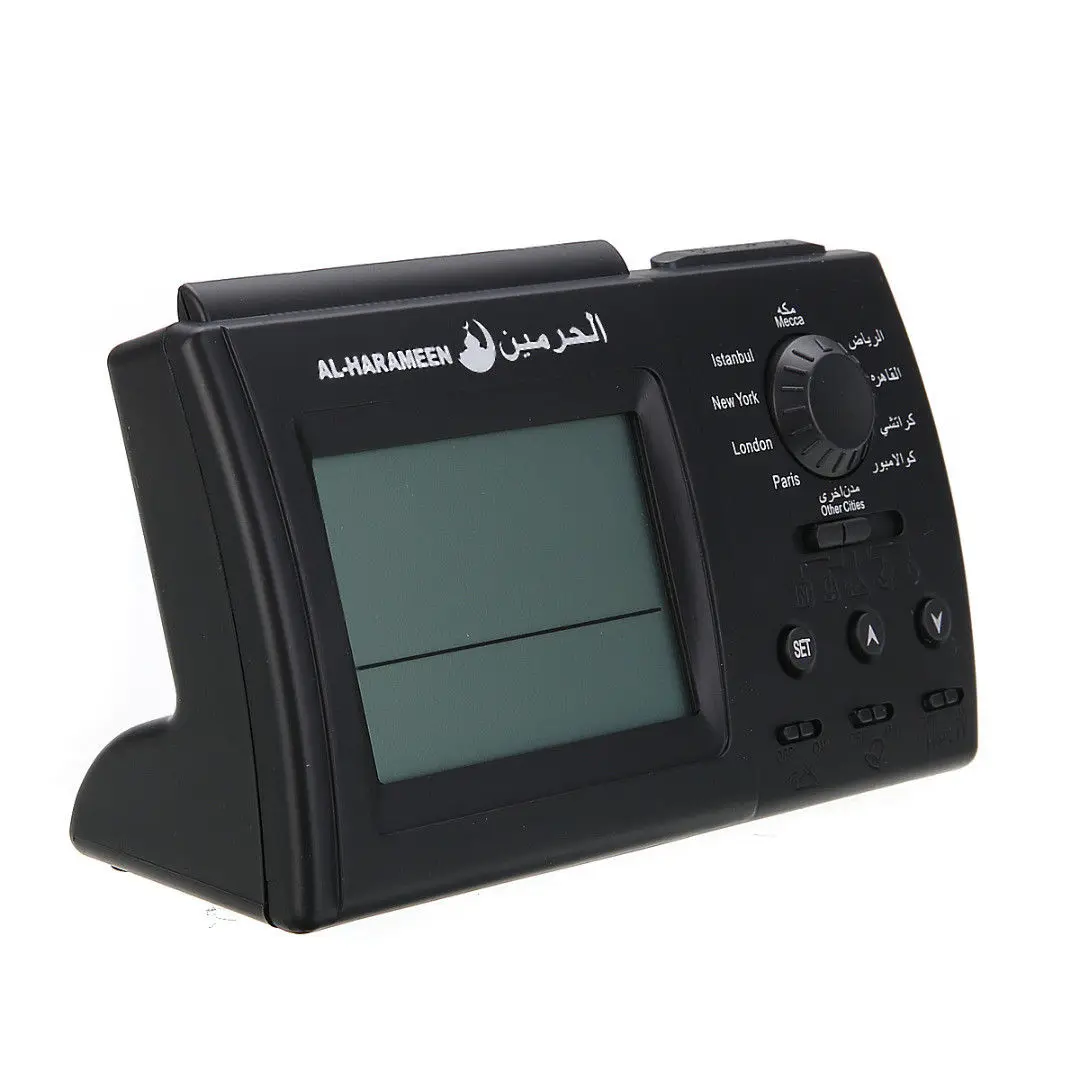 Black Islamic Azan Time Alarm Table Clock Muslim Athan Adhan Prayer LCD Display
Black Islamic Azan Time Alarm Table Clock Muslim Athan Adhan Prayer LCD Display