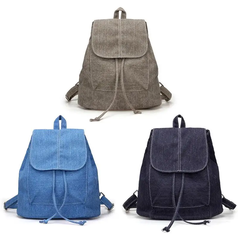 Lightweight Women's Backpack Casual Drawstring Backpacks For Girls Teenagers Female Satchels Denim Cloth Bagpack
Lightweight Women's Backpack Casual Drawstring Backpacks For Girls Teenagers Female Satchels Denim Cloth Bagpack