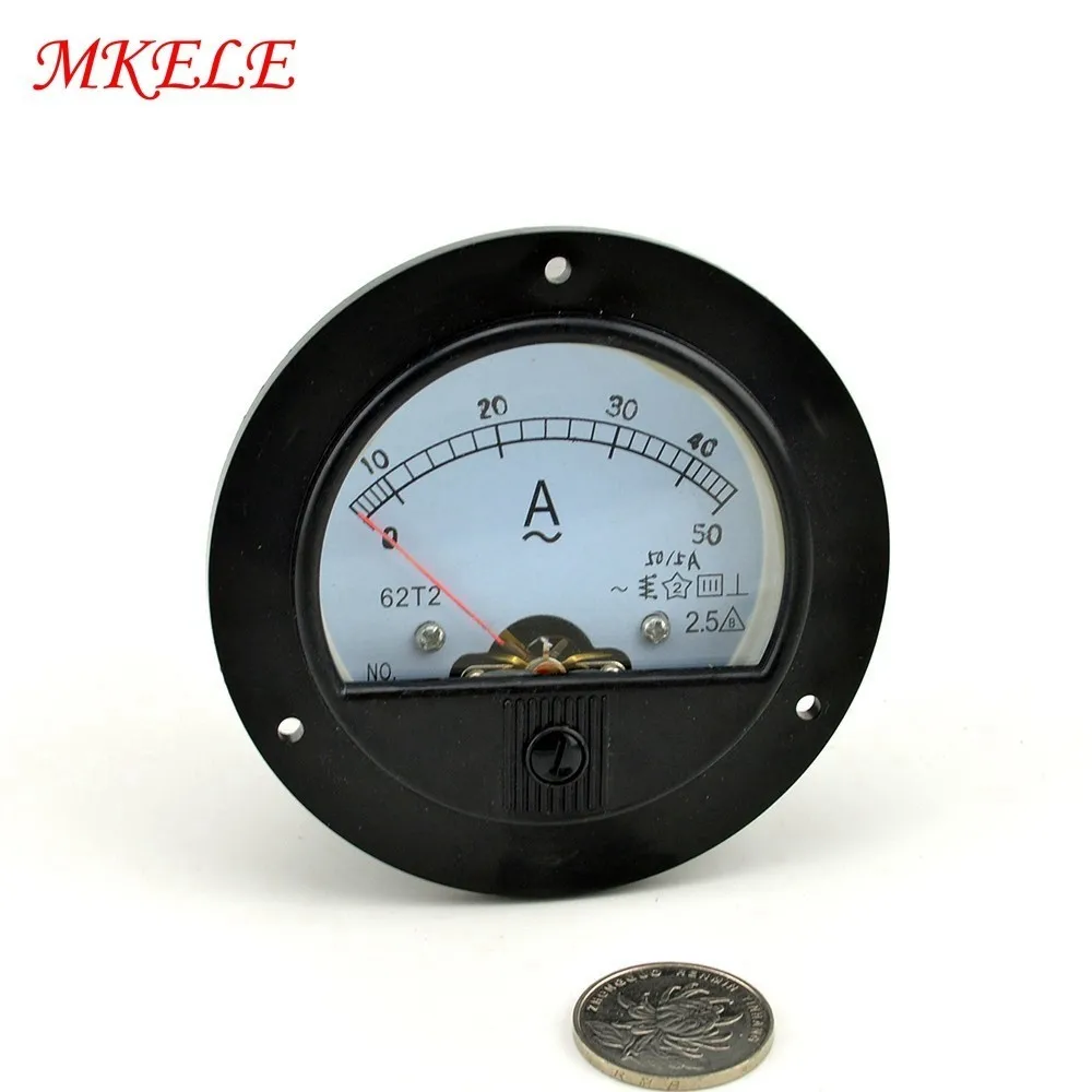 Panel Current Amper Meter Pointer Diagnostic-tool Analog Ammeter AC 62T2(50) Amperimetro Ampermeter Tester Free Shipping
Panel Current Amper Meter Pointer Diagnostic-tool Analog Ammeter AC 62T2(50) Amperimetro Ampermeter Tester Free Shipping