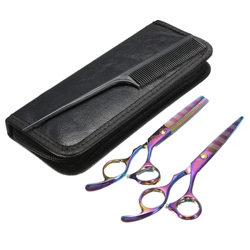New 4Pcs 6.7Inch Professional Barber Hair Cutting Thinning Scissors Set Hair Straight Shears Hairdressing Set Barber Salon Tools
New 4Pcs 6.7Inch Professional Barber Hair Cutting Thinning Scissors Set Hair Straight Shears Hairdressing Set Barber Salon Tools