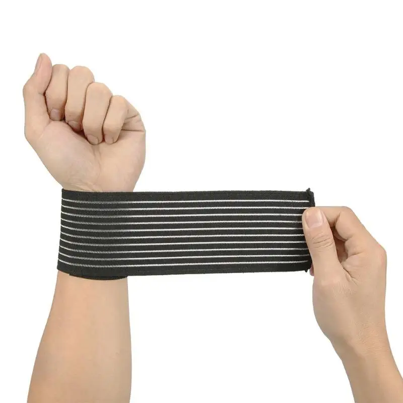 Elastic Sport Bandage Wristband Tape Sport Knee Support Strap Fitness Powerlifting Guard Compression Protector for Wrist Wrap 
Elastic Sport Bandage Wristband Tape Sport Knee Support Strap Fitness Powerlifting Guard Compression Protector for Wrist Wrap
