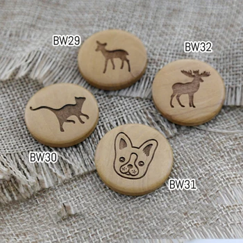 Jewelry Making Supplies Bead 25mm Round Laser Cut Wood Deer Cat Dog Cabochon Charm For DIY Necklace Earring BW2931 4
Jewelry Making Supplies Bead 25mm Round Laser Cut Wood Deer Cat Dog Cabochon Charm For DIY Necklace Earring BW2931 4
