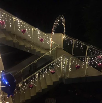 4m Led Curtain Icicle Fairy Lights Christmas Xmas String Lights Garland For New Year Street Garden Wedding Party Decoration
4m Led Curtain Icicle Fairy Lights Christmas Xmas String Lights Garland For New Year Street Garden Wedding Party Decoration