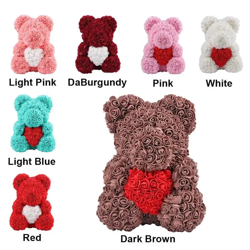 Valentine's Romantice Artificial Rose Bear good quality Flowers Gift For Wedding Party Creative DIY Valentine Gift Rose doll
Valentine's Romantice Artificial Rose Bear good quality Flowers Gift For Wedding Party Creative DIY Valentine Gift Rose doll