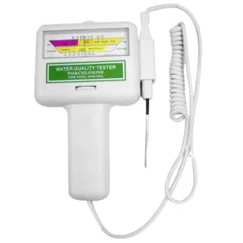 Chlorine PH Tester Kit Pool Water Tester Electronic Water Quality Analysis Water Test Meter
Chlorine PH Tester Kit Pool Water Tester Electronic Water Quality Analysis Water Test Meter