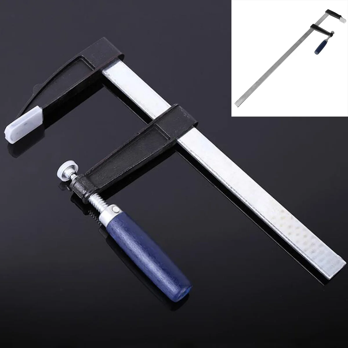 8 x 60cm F Clamps Bar Clamp Heavy Iron Metal Clamp For Wood Woodworking High Strength Durability DIY Hand Tool
8 x 60cm F Clamps Bar Clamp Heavy Iron Metal Clamp For Wood Woodworking High Strength Durability DIY Hand Tool