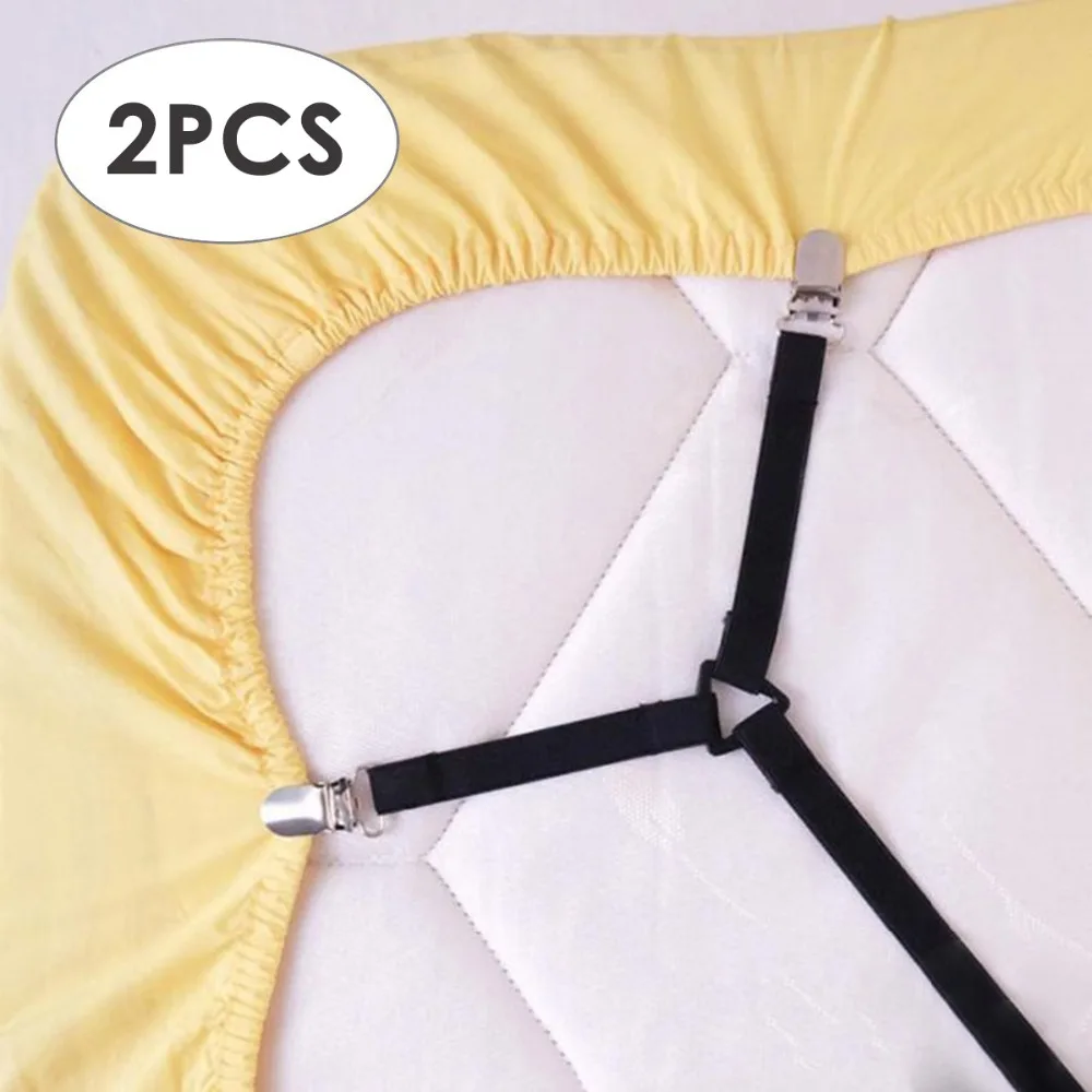 New 2 Pcs Sheet Bed Adjustable Non-Slip Strap Suspenders Crisscross Grip Band Straps Grippers Mattress Duvet Elastic Fasteners
New 2 Pcs Sheet Bed Adjustable Non-Slip Strap Suspenders Crisscross Grip Band Straps Grippers Mattress Duvet Elastic Fasteners