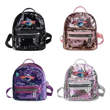 Planet Pattern Sequins PU Leather Backpacks Women Girls Travel Bling Shiny Shoulder School Rucksack
Planet Pattern Sequins PU Leather Backpacks Women Girls Travel Bling Shiny Shoulder School Rucksack