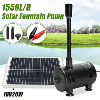 1600L/H 16W Mini Solar Powered Submersible Fountain Pump Watering Garden Supplies Pond Fish Tank Submersible Water Pump 12V-24V
1600L/H 16W Mini Solar Powered Submersible Fountain Pump Watering Garden Supplies Pond Fish Tank Submersible Water Pump 12V-24V
