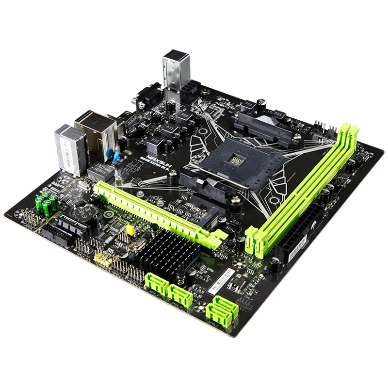 Original MAXSUN Challenger II A320M.2 VH AMD Motherboard AM4 mATX Dual Channel DDR4 1000M LAN SATA3.0 USB3.1 VGA HDMI NVME SSD
Original MAXSUN Challenger II A320M.2 VH AMD Motherboard AM4 mATX Dual Channel DDR4 1000M LAN SATA3.0 USB3.1 VGA HDMI NVME SSD