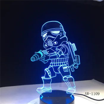 Cartoon Darth Vader 3D Illusion Table Light Mood Lamp Touch Remote Control 7 Colors Home Light Party Decor Kids Gift AW-1109
Cartoon Darth Vader 3D Illusion Table Light Mood Lamp Touch Remote Control 7 Colors Home Light Party Decor Kids Gift AW-1109
