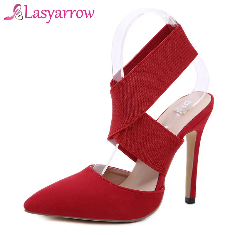 Lasyarrow Women Sandals 2019 Summer Shoes Slingback High Heel Open Toe Party Dress Sandals Red/Black Elegant Wedding Shoes J318
Lasyarrow Women Sandals 2019 Summer Shoes Slingback High Heel Open Toe Party Dress Sandals Red/Black Elegant Wedding Shoes J318
