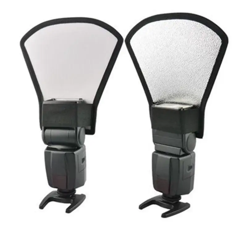 EastVita Silver/White Camera Flash Diffuser Softbox Photo Flash Light Reflector For Canon SLR Cameras
EastVita Silver/White Camera Flash Diffuser Softbox Photo Flash Light Reflector For Canon SLR Cameras