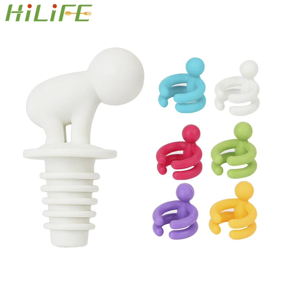 HILIFE Bar Party Supplies Rubber Wine Glass Label 7 pcs/set Drink Cup Silicone Marker Leak Free Cute Wine Bottle Stopper
HILIFE Bar Party Supplies Rubber Wine Glass Label 7 pcs/set Drink Cup Silicone Marker Leak Free Cute Wine Bottle Stopper