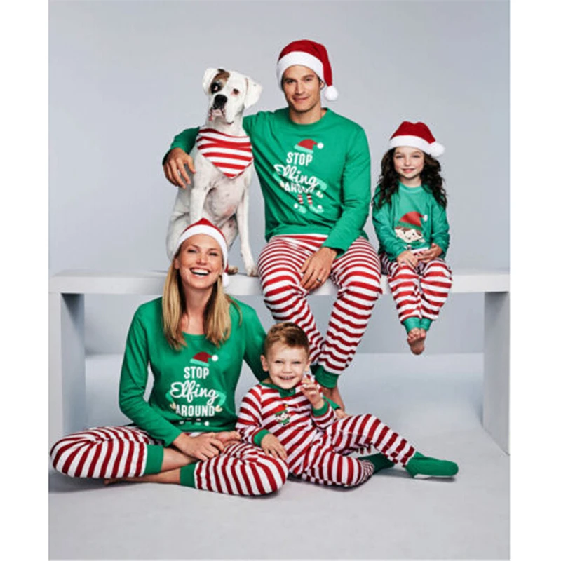 Christmas Family Pajamas Set Xmas Adult Men Women Baby Kids Sleepwear Nightwear Brand Cotton Sleepwear Family Matching Outfits
Christmas Family Pajamas Set Xmas Adult Men Women Baby Kids Sleepwear Nightwear Brand Cotton Sleepwear Family Matching Outfits
