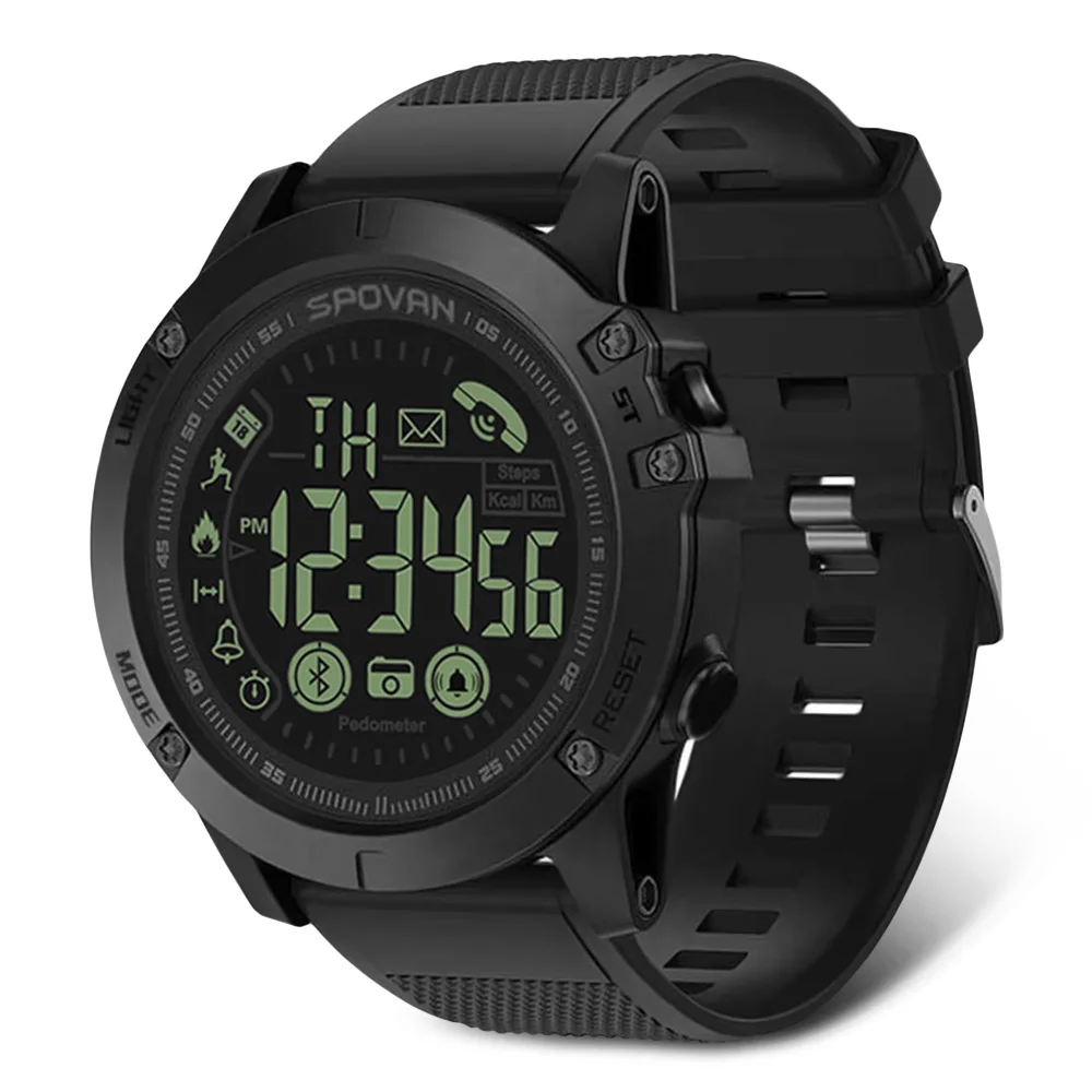 Spovan PR1-2 Bluetooth Smart Pedometer Calorie Monitoring Putdoor Sleep Monitor IP67 waterproof Remote Camera Sports Wristband
Spovan PR1-2 Bluetooth Smart Pedometer Calorie Monitoring Putdoor Sleep Monitor IP67 waterproof Remote Camera Sports Wristband