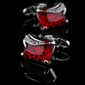 2017 Luxury Shirt Cufflinks For Mens Gift Brand Cuff Buttons Red Crystal Cufflink High Quality Jewelry Gemelos French Cuff links
2017 Luxury Shirt Cufflinks For Mens Gift Brand Cuff Buttons Red Crystal Cufflink High Quality Jewelry Gemelos French Cuff links