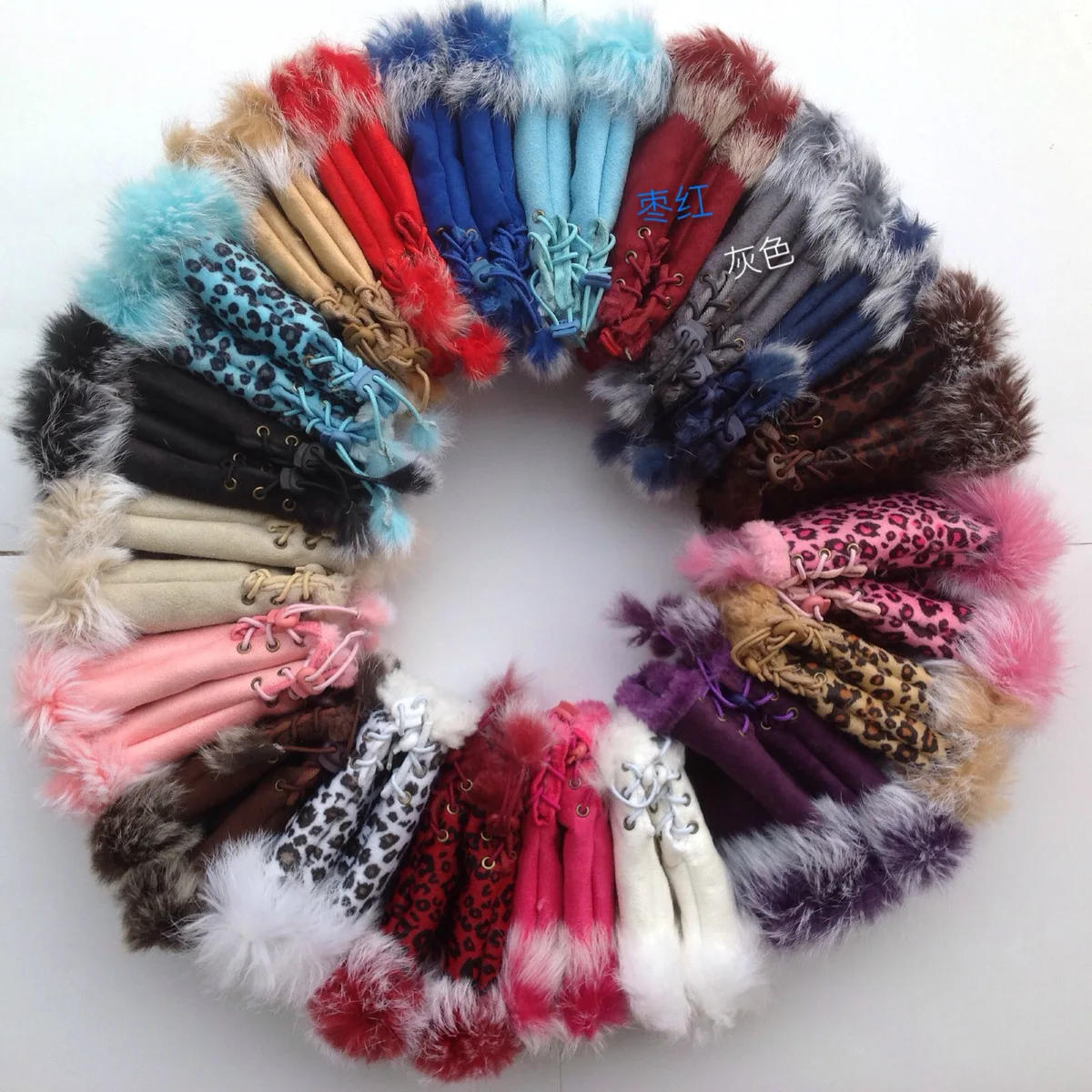 Winter Wrist Female Gloves Rabbit Fur Leather Lady Fingerless Suede Mittens Women Warmer Gloves
Winter Wrist Female Gloves Rabbit Fur Leather Lady Fingerless Suede Mittens Women Warmer Gloves