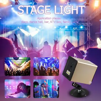 Speaker LED Disco Stage Light Remote Control Full Color Laser Projector Voice Control Stage DJ KTV Disco Bar Light new
Speaker LED Disco Stage Light Remote Control Full Color Laser Projector Voice Control Stage DJ KTV Disco Bar Light new