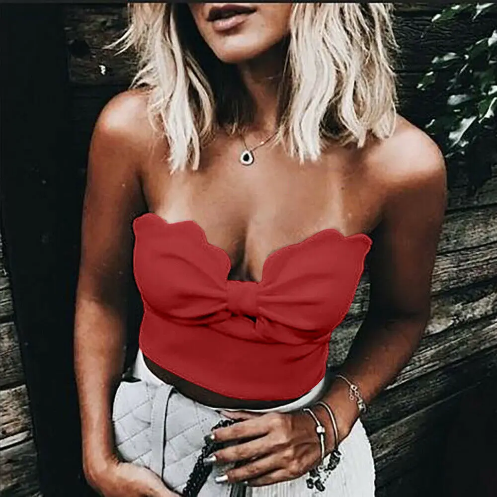 2019 Fashion Women Sleeveless Summer Bustier Crop Top Vest Tube Tank Top Blouse Shirt Clothes Solid Plain Hot Casual Clothes
2019 Fashion Women Sleeveless Summer Bustier Crop Top Vest Tube Tank Top Blouse Shirt Clothes Solid Plain Hot Casual Clothes