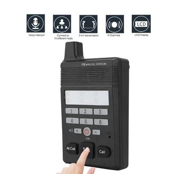SK12V6 12V 6A 6 Channel Wireless Office Home Hospital Walkie Talkie Intercom Two Way Radio
SK12V6 12V 6A 6 Channel Wireless Office Home Hospital Walkie Talkie Intercom Two Way Radio