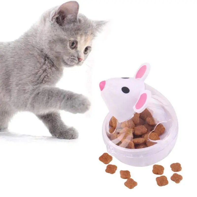 Pet IQ Treat Ball, Tumbler Interactive Food Dispensing Feeder, Slow Chewing Ball for Cats Dogs - Funny Mouse Design
Pet IQ Treat Ball, Tumbler Interactive Food Dispensing Feeder, Slow Chewing Ball for Cats Dogs - Funny Mouse Design