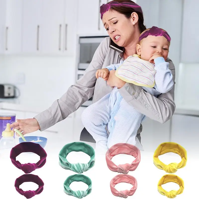 Baby Cotton Hair Band European Style Gold Velvet Elastic Parent-child Knotted Headwear For Mom Kids Hair Band Accessories
Baby Cotton Hair Band European Style Gold Velvet Elastic Parent-child Knotted Headwear For Mom Kids Hair Band Accessories
