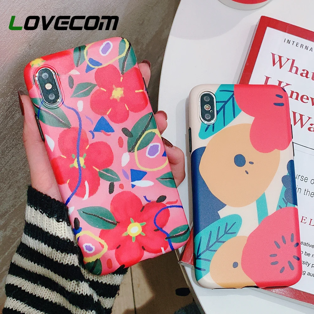 LOVECOM Coloful Floral Phone Case For iPhone XR XS Max X Case For iPhone 7 8 6 Plus Soft IMD Graffiti Painting Phone Cover Shell
LOVECOM Coloful Floral Phone Case For iPhone XR XS Max X Case For iPhone 7 8 6 Plus Soft IMD Graffiti Painting Phone Cover Shell