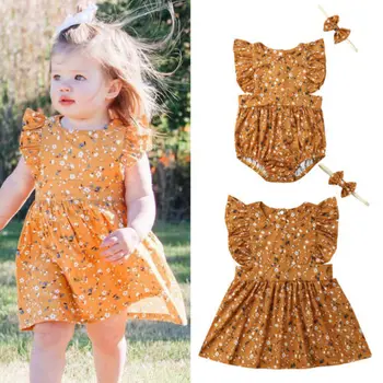 Summer Yellow Toddler Kids Baby Little/Big Sister Floral Bodysuit Party Dress Summer Family Matching Clothing
Summer Yellow Toddler Kids Baby Little/Big Sister Floral Bodysuit Party Dress Summer Family Matching Clothing