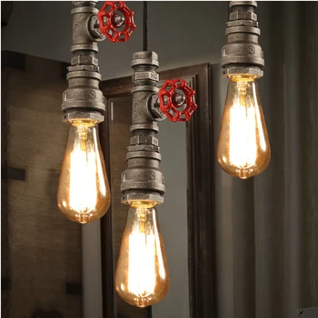 Loft Industrial Wind Chandelier Creative Personality Retro Water Pipe Restaurant Bar Bar Lamp Chandelier 
Loft Industrial Wind Chandelier Creative Personality Retro Water Pipe Restaurant Bar Bar Lamp Chandelier