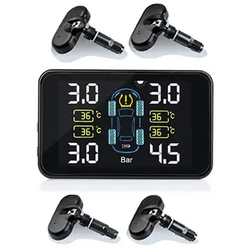 Car TPMS Tire Pressure Motion System 4 Built-in External Sensors Solar Boot Press Motion for All Models of 6.8Bar Auto Accessory
Car TPMS Tire Pressure Motion System 4 Built-in External Sensors Solar Boot Press Motion for All Models of 6.8Bar Auto Accessory