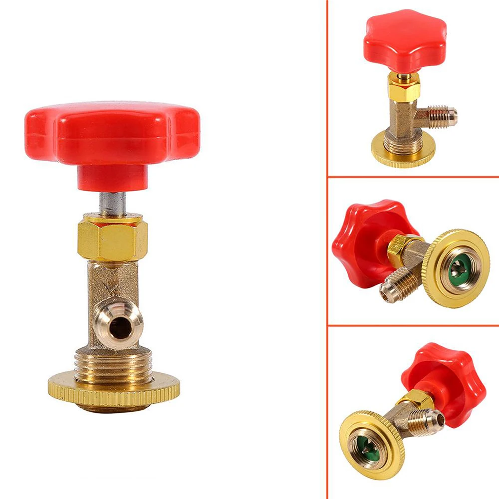 1 Pcs Low Pressure Dispensing Valve Bottle Opener 1/4 SAE Connector Refrigerant Bottle Can Tap for R22 R134a R410A Gas
1 Pcs Low Pressure Dispensing Valve Bottle Opener 1/4 SAE Connector Refrigerant Bottle Can Tap for R22 R134a R410A Gas