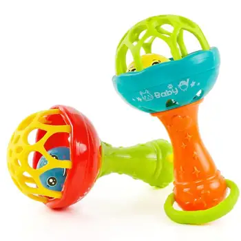 Multi-function Soft Teether Rattle Grasping Hand Bell Educational Toy Random Color
Multi-function Soft Teether Rattle Grasping Hand Bell Educational Toy Random Color