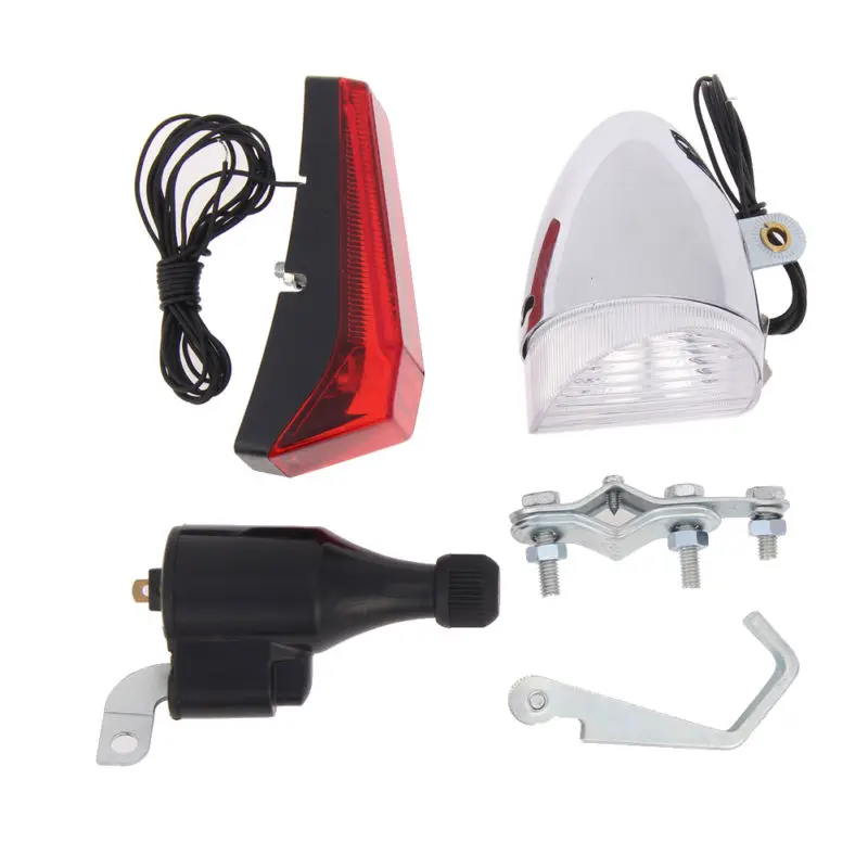 Bicycle Friction Generator Dynamo Headlight Front Tail Light Set High Quality Cycling Accessories bicycle light
Bicycle Friction Generator Dynamo Headlight Front Tail Light Set High Quality Cycling Accessories bicycle light