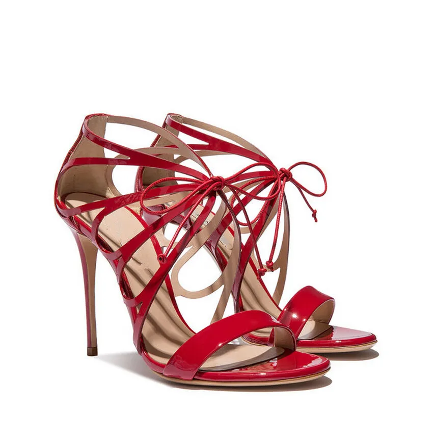 Plus Size Brand Shoes Women Summer Gladiator Strappy Sandals Red High Heels
Plus Size Brand Shoes Women Summer Gladiator Strappy Sandals Red High Heels