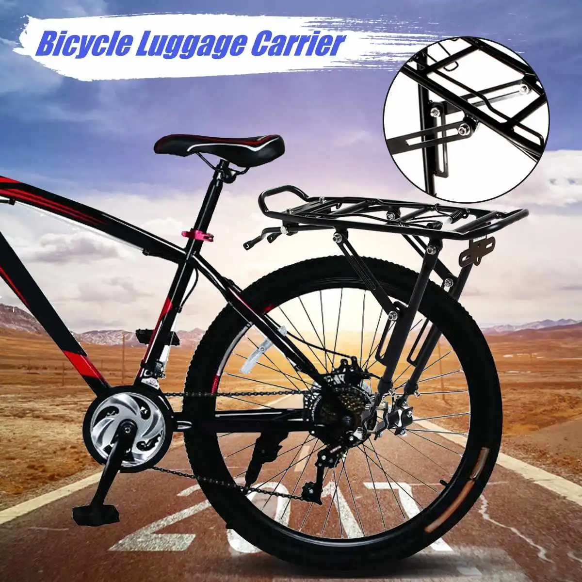 Bike Rack Aluminum Alloy Luggage Rear Carrier Trunk for Bicycles MTB Bike Rear Shelf Cycling Bicycle Racks
Bike Rack Aluminum Alloy Luggage Rear Carrier Trunk for Bicycles MTB Bike Rear Shelf Cycling Bicycle Racks