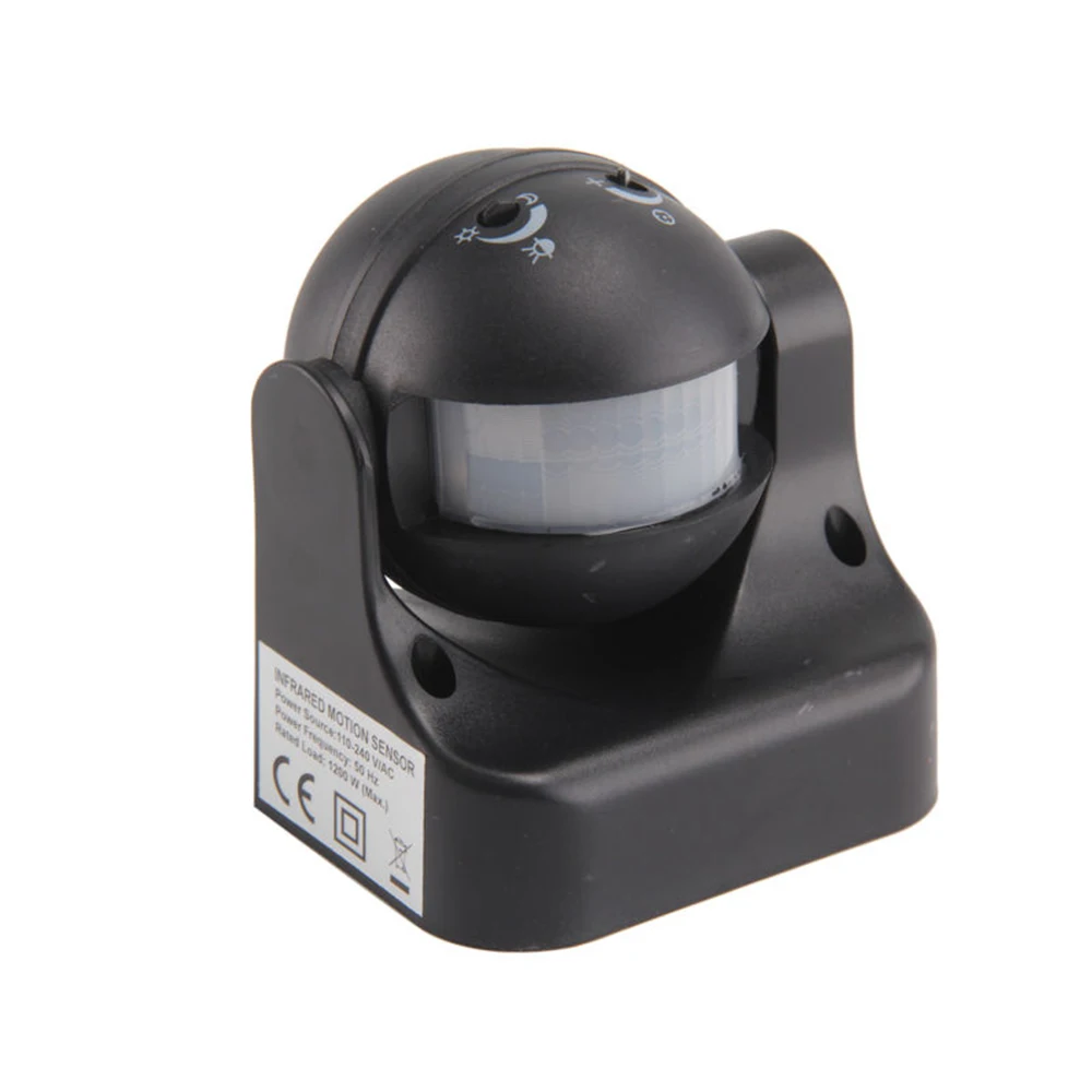 Outdoor PIR Motion Movement Sensor Detector Switch 180 degree Auto 220V/AC-240V/AC Security Lighting Lamp Switch white / black
Outdoor PIR Motion Movement Sensor Detector Switch 180 degree Auto 220V/AC-240V/AC Security Lighting Lamp Switch white / black