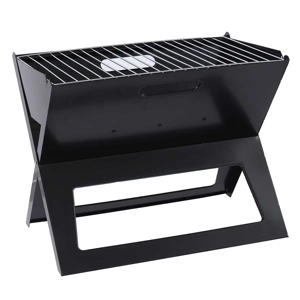 Barbecue Grill Stainless Steel Portable Folding BBQ Charcoal Starter Stove Outdoor Picnic Camping Kitchen Tool